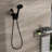 8 Hand Shower & 4.7" Rain Showerhead In Matte Black Structure Dual System-120951939