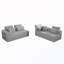 Canapé modulaire rembourré en L-63555404