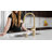 VEUUI Modern Pull Down Kitchen Faucet, High Arc Single Handle Sink Faucet with Dual Function Spray-121048416-125523672