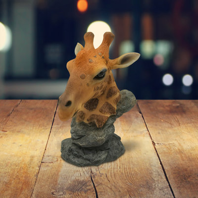 Figurine de buste de girafe 4,75 "H