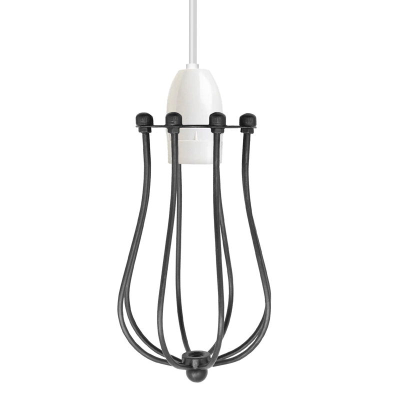 17cm H Metal Lamp Shade, Brushed Silver