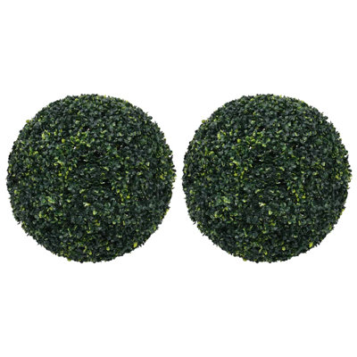 Faux Boxwood Plant in Pot