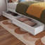 Lit plateforme en bois avec tiroirs de rangement Norla-317705632-317705633