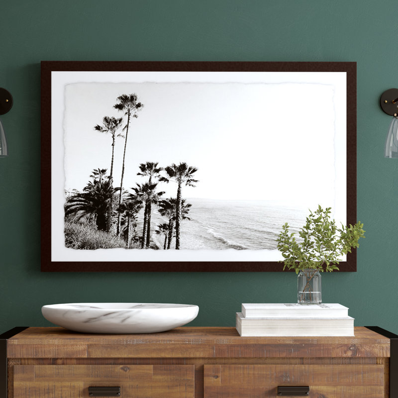 Hillside Blues II by Morgan Hartley - Single Picture Frame Print, Black Framed Paper, 20cm H x 30cm W x 4cm D