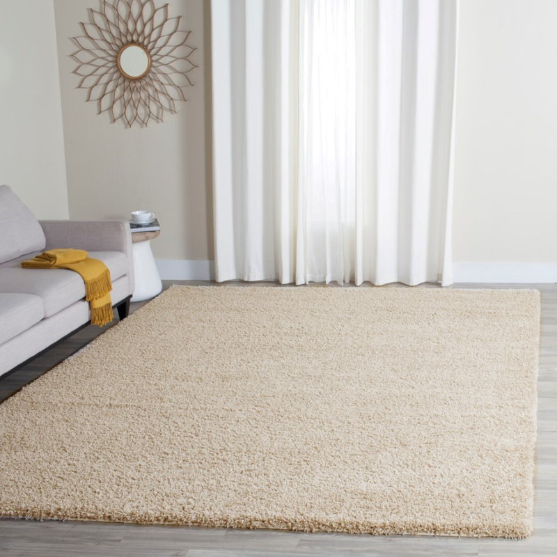 Nayele Shag Performance Solid Color Rug, Rectangle 8' x 10'