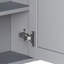 Armoire de rangement murale de salle de bain avec miroir, armoire à pharmacie avec tablette et portes réglables en bois, armoires de rangement montées avec 6 tablettes ouvertes-2124556409