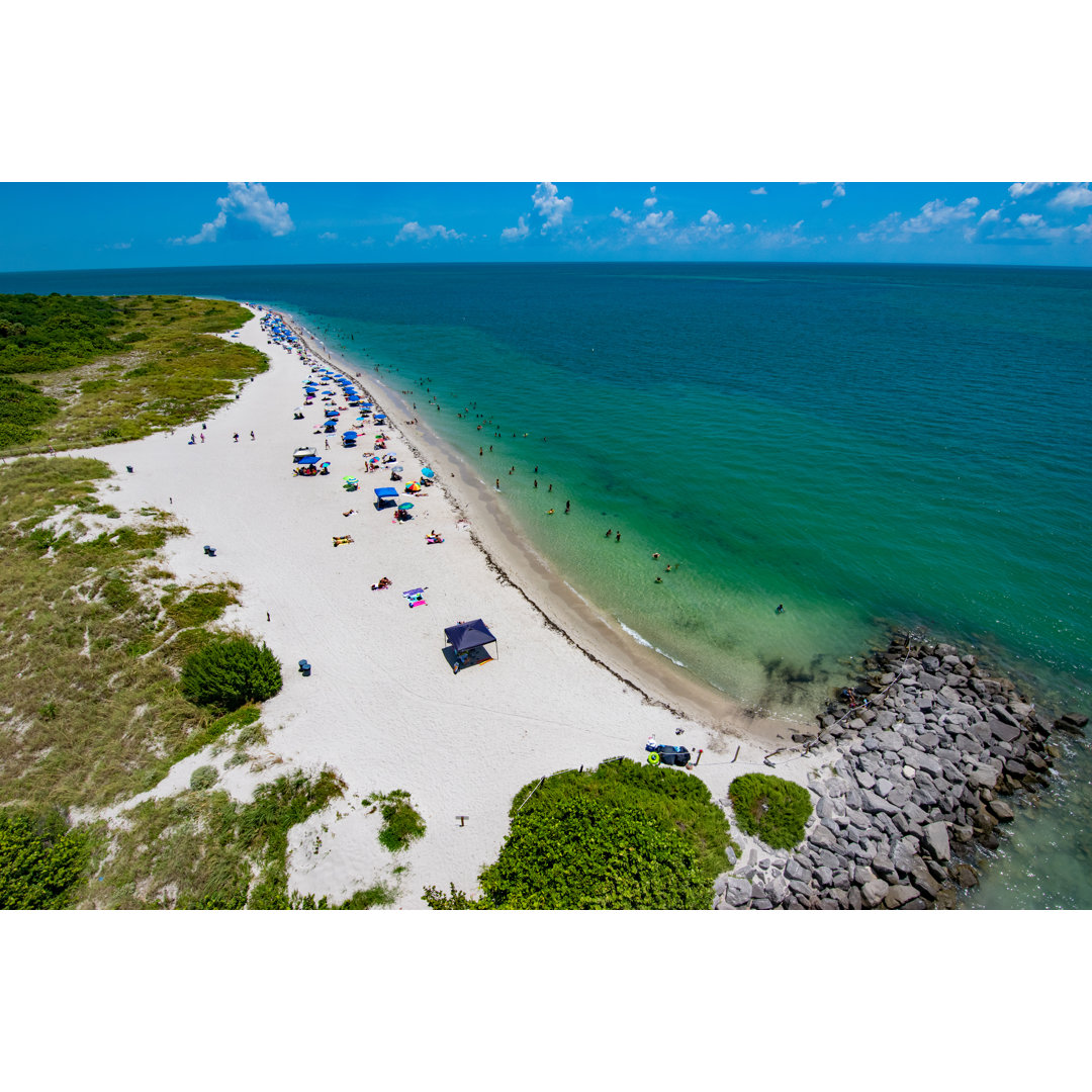 Strand von MichaelWarrenPix - Kunstdrucke auf Leinwand ohne Rahmen