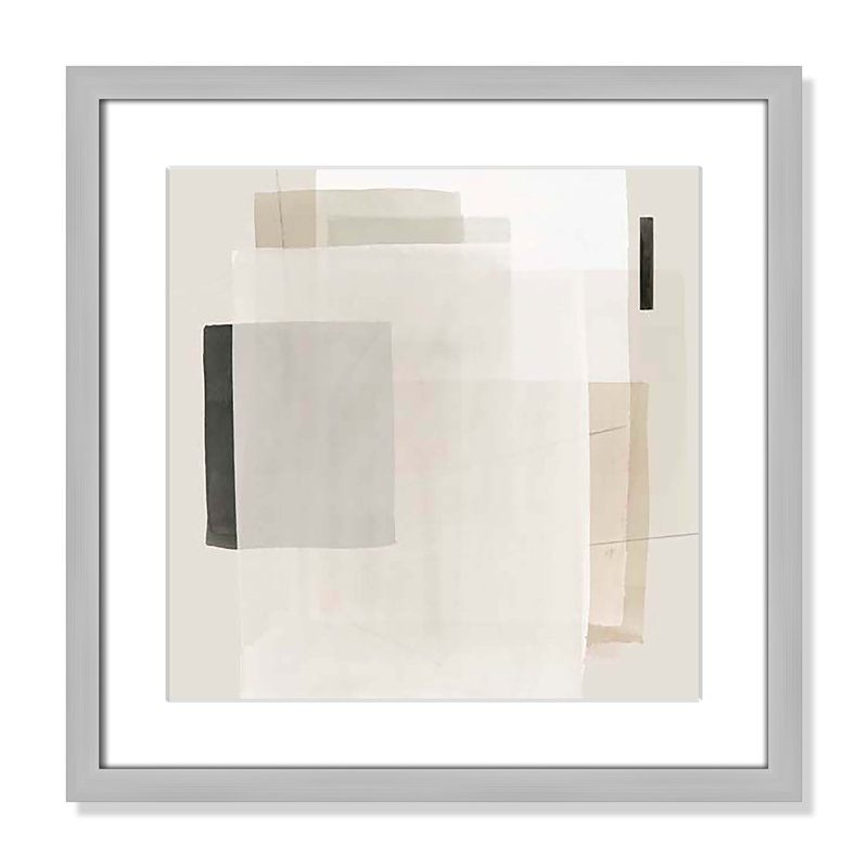 Mystical Momentum I par Hazel J, H 17 po x l 17 po, Encadré de boîte argent