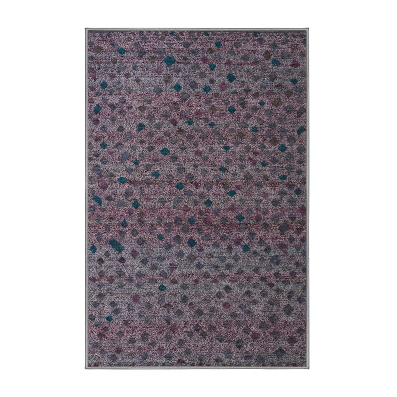 Abstract Indoor Rug, Rectangle 2' x 4'