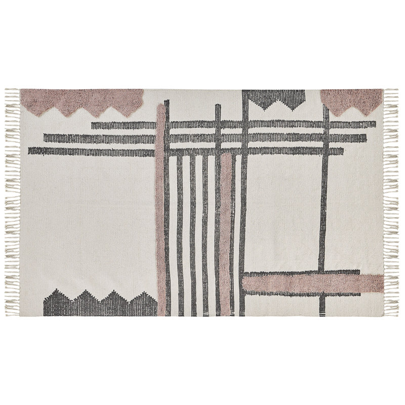 Landose Cotton Area Rug, Rectangle 140cm x 200cm