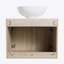 Ensemble de meuble-lavabo moderne 24 "avec lavabo en céramique 24"
