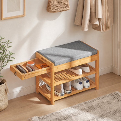Fresnel 6 Pair Shoe Storage Bench