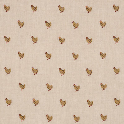Betsy's Chicken Embroidery Fabric