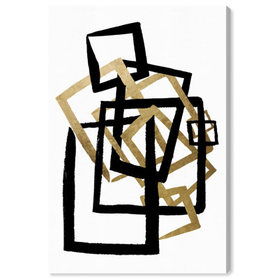 «Abstract Square Formas Geometric», reproduction d'art sur toile