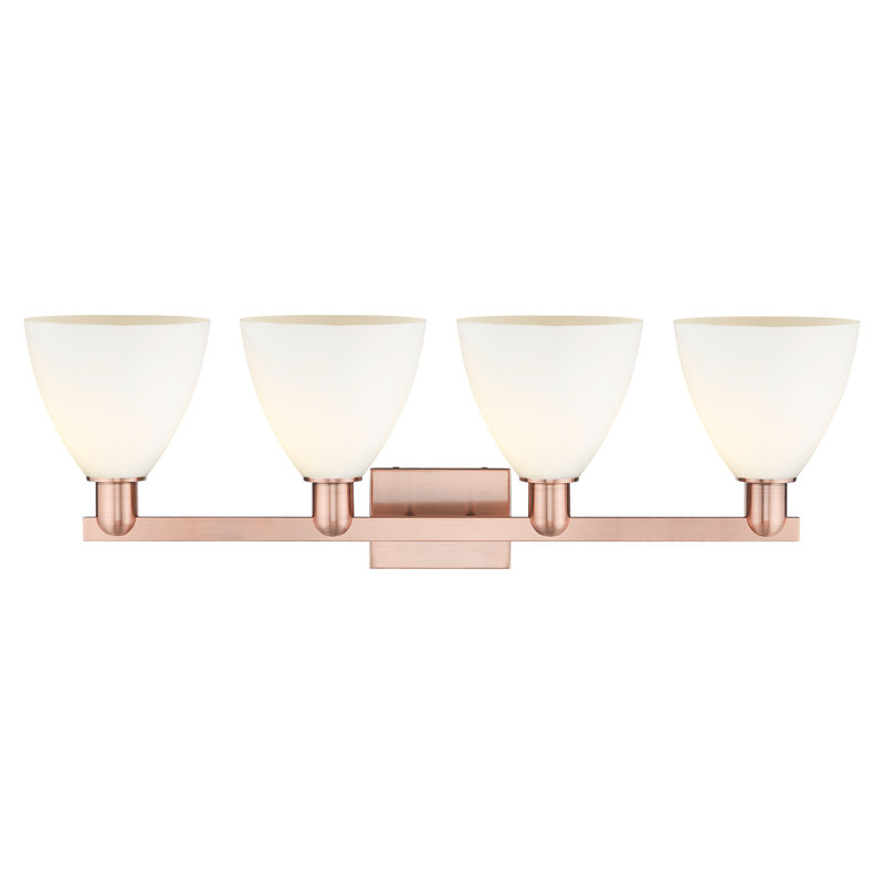 Luminaire de meuble-lavabo 4 lumières Arcadia - Herve, Cuivre antique