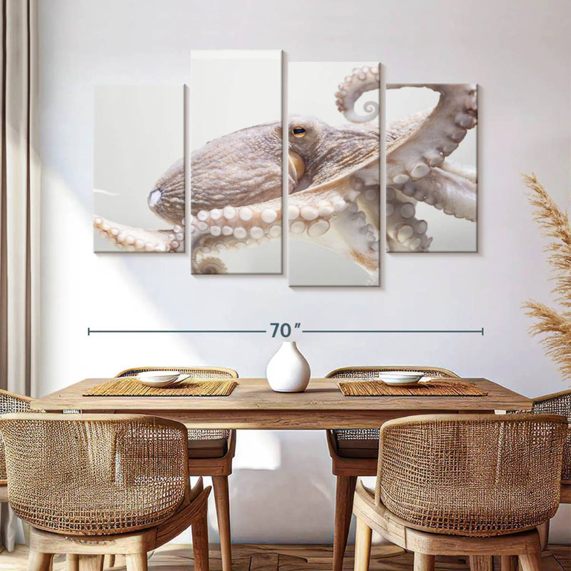Brampt Aquarium Octopus, 42" H x 68" W