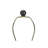 Lighting, 23"H, Table Lamp, Black Rattan, Ivory / Cream Shade, Modern-1945791643-1945791620