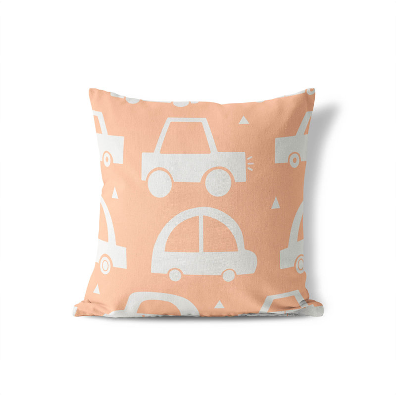 Coussin Driveway, Orange, H 26 po x l 26 po