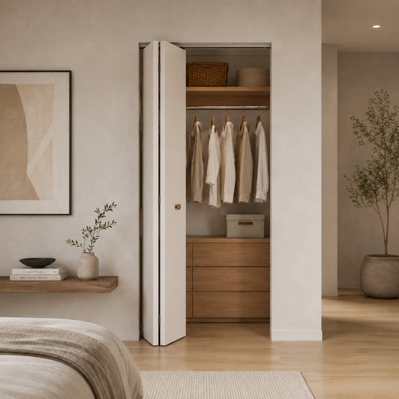 Porte de placard pliante Modern, 36 po x 80 po
