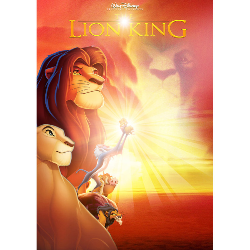 Le Roi Lion, H 24 po x l 17 po