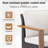 Kelyse Wicker Outdoor Patio Swivel Glider Rocker Chairs With Cushions（Set of 2）-1154252999-1154252996