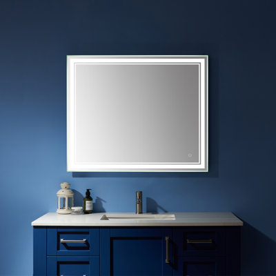 Miroir de salle de bain/coiffeuse illuminé Varese
