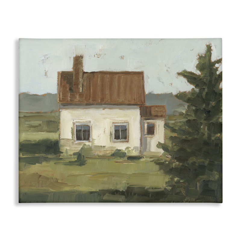 Art mural sur toile Seclusion Cottage View, conception par Ethan Harper, H 30 po x l 40 po