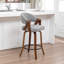 Tabouret de comptoir pivotant rembourré Providence-123200738