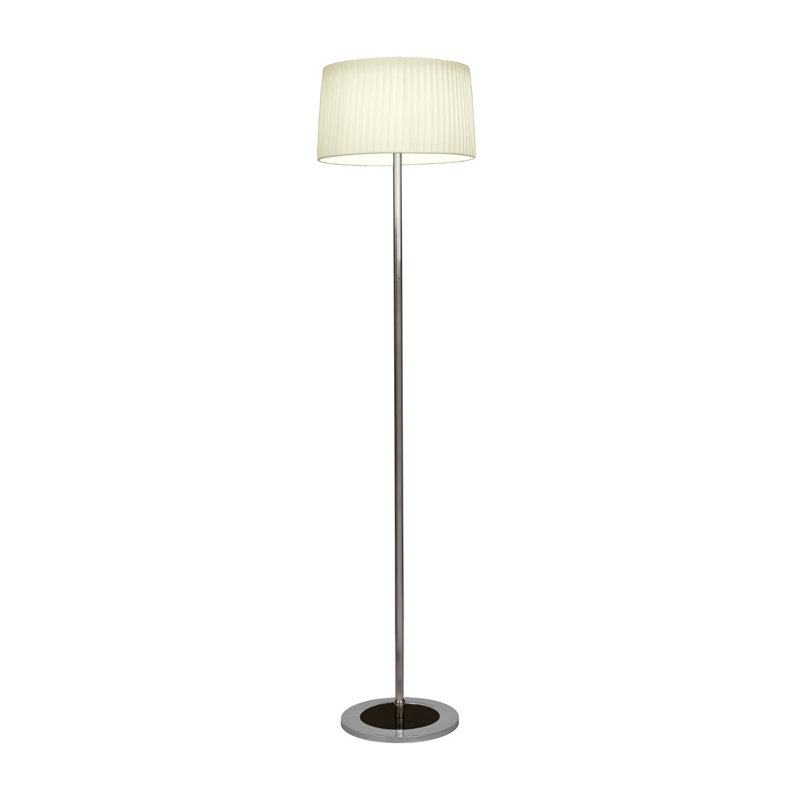 Nude 154cm Polished Chrome Plated Traditional Floor Lamp