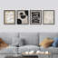 «Tropical Mid-Century», reproduction encadrée de 4 pièces-90604996-90605001