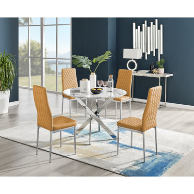 Eubanks 4 -Person Dining Set