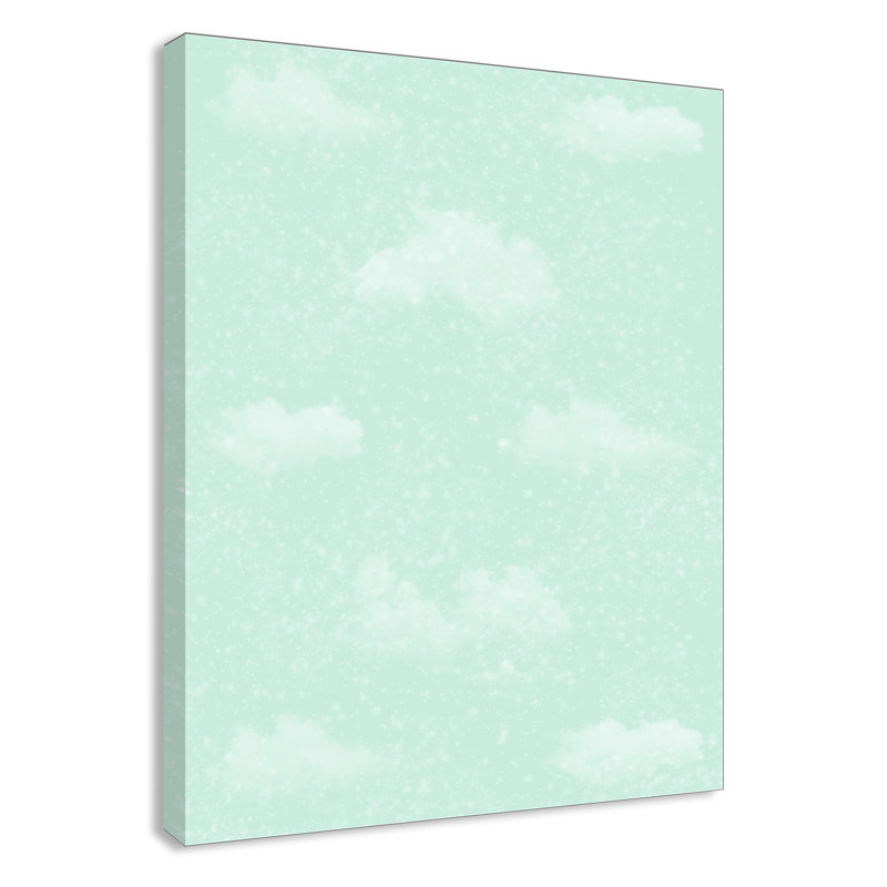 Unique Sparkle Clouds Art, 36" H x 24" W x 1.5" D, Canvas