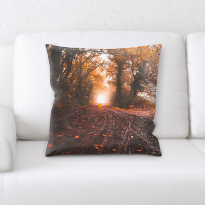 Microsuede Reversible Throw Pillow