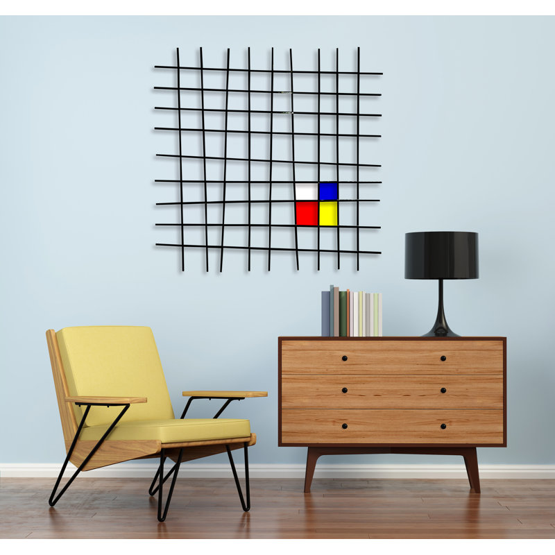 Mondrian Handmade Wall Decor