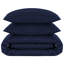 Renze Microfiber 250 TC Reversible Stripe Duvet Cover Set with Pillowcases-1562459174-1562459160
