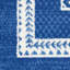 Géométrique bleu / blanc intérieur-1145961520