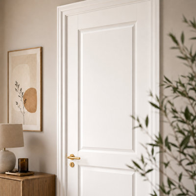 Porte à deux panneaux