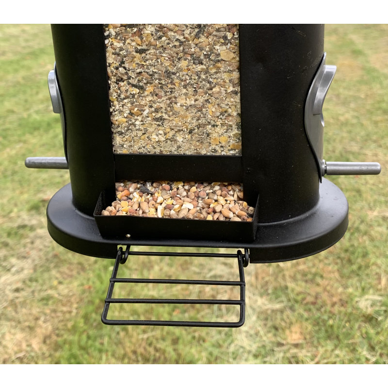 Frayed Metal Hanging Hopper Bird Feeder