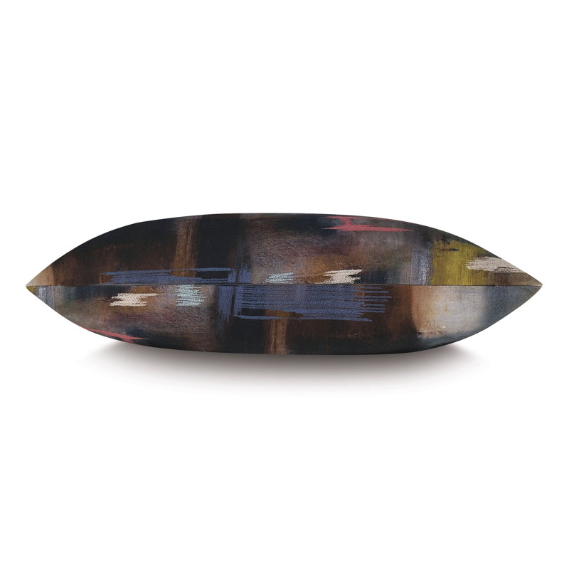 Theda Abstract Decorative Pillow, Rectangle 13"H x 22"W