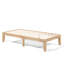 Base de lit plateforme en bois massif Swansea de 14 po de hauteur avec support à lattes-767582316-728297082