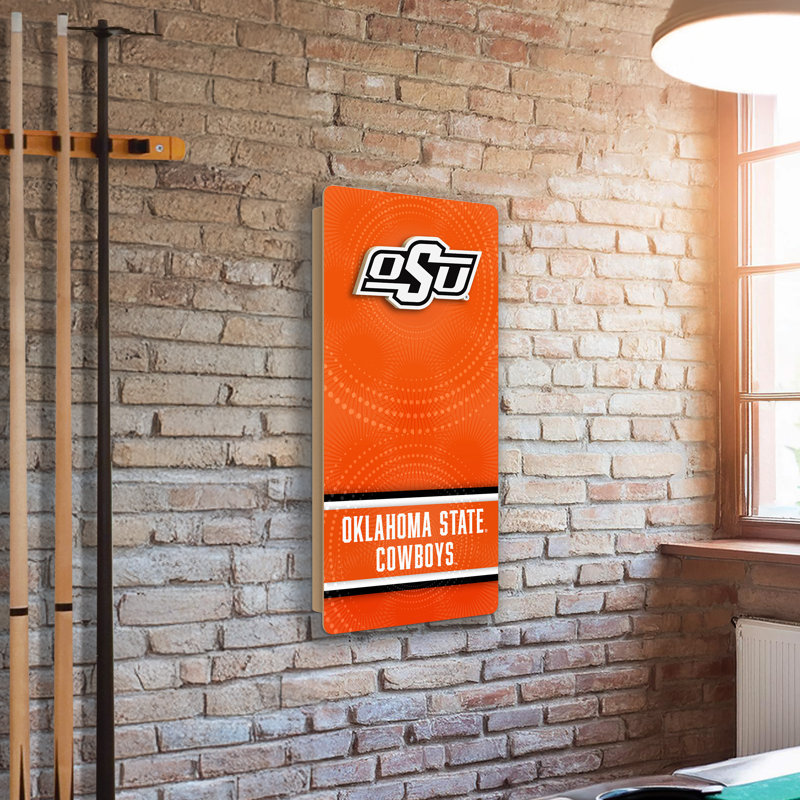 OK State Mini Wall Hanging Cornhole