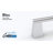 Bleu 18" Wall Mounted Towel Bar-12343605