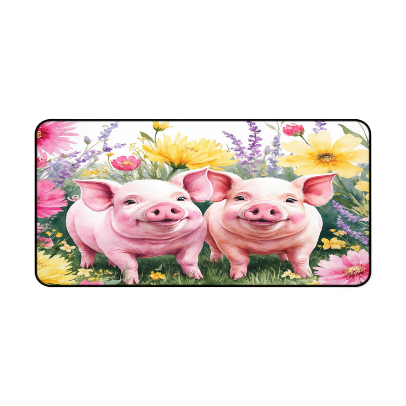 Polyester Desk Pad, 14.4x12.1
