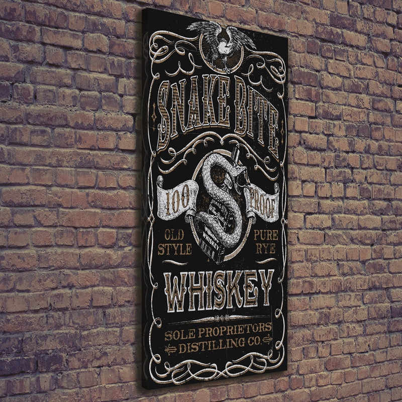 Whiskey - Wrapped Canvas Print