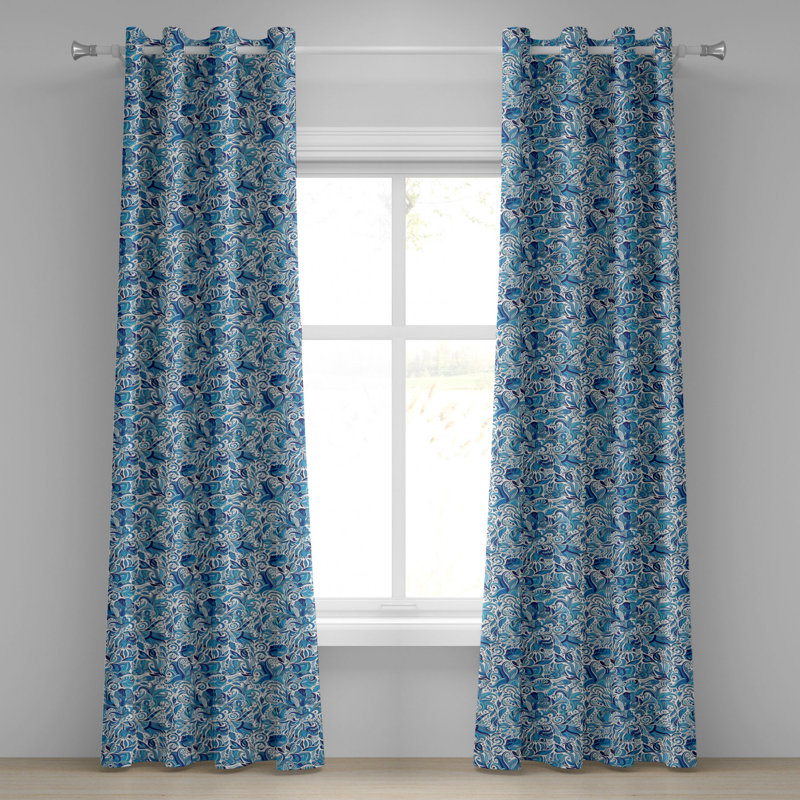 Sateen Blackout Curtains / Drapes Pair, 50" W x 72" L