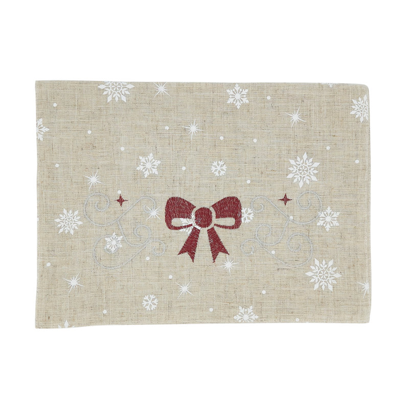 Snowfall Christmas Table Runner