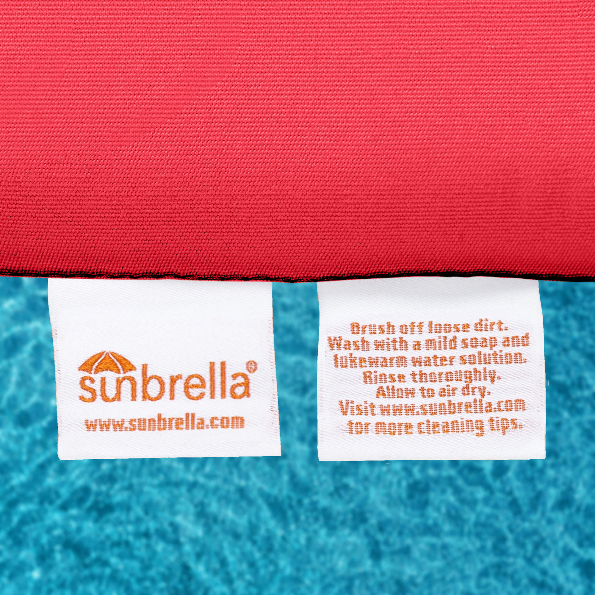 Sunbrella® Dining ChairSeat Pad Replacement Cushion – 18L x 18W x 2.5D, Canvas Jockey Red Sunbrella® Canvas