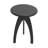 Jerrika Liddel Curved Sculptural Retro Round Mid-Century Modern Solid Wood Accent End Table-271861163