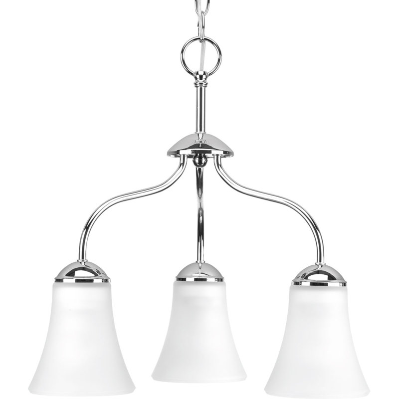 Francisca 3 - Light Dimmable Classic / Traditional Chandelier, Polished Chrome