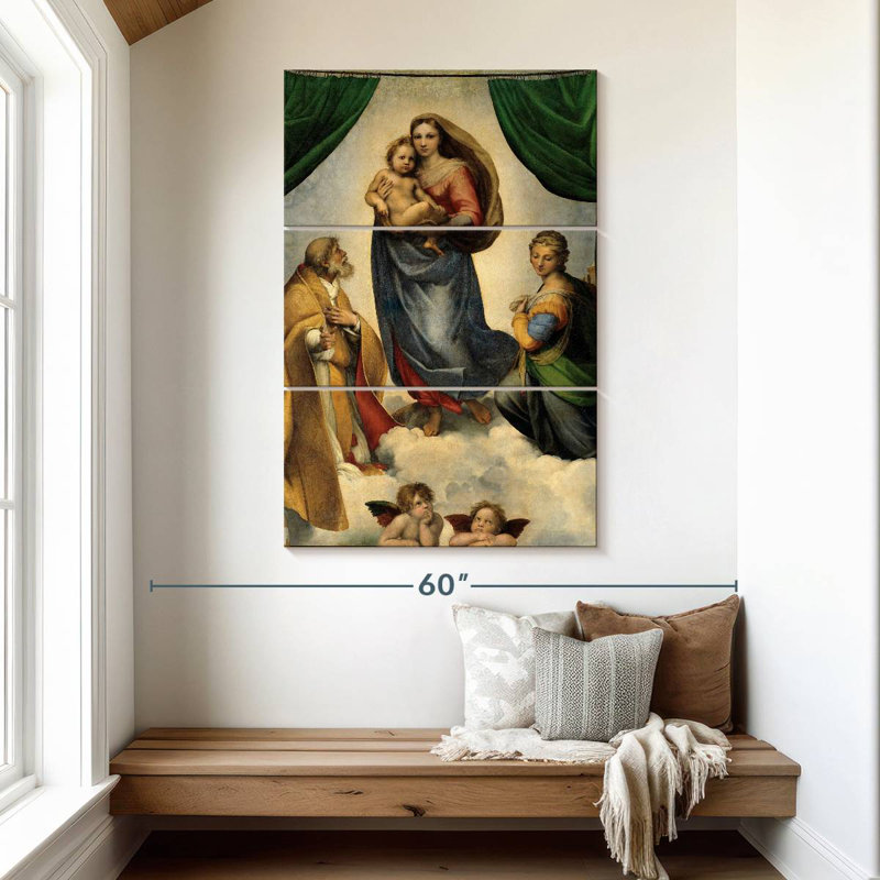 Leisha Sistine Madonna, 50" H x 32" W